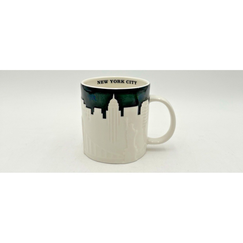 Starbucks 2012 NEW YORK CITY Mug Relief Skyline Taxi Collectors Series 3D